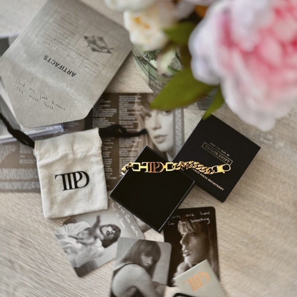 Taylor Swift Gold TTPD Bracelet
The Tortured Poets Department Small